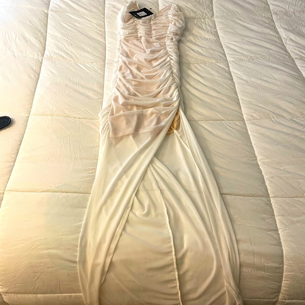 White Prom Style Dress